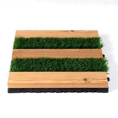 تایل ترکیب ترموود و چمن